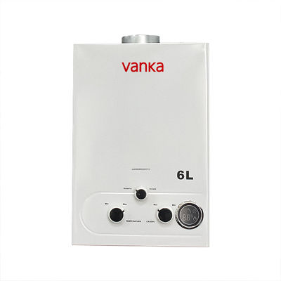 Dijital Sıcak Su Sistemi 6L Talep üzerine taşınabilir duş Ticari Gaz Su Isıtıcısı