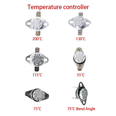 KSD301 Bimetal Termostat 250V 10A Çok sıcaklıklı ısı anahtarı