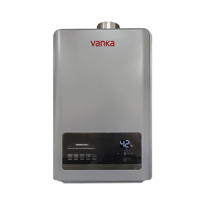 12L Tanksız Termostatik Su Isıtıcısı Gri Çift Duman borusu