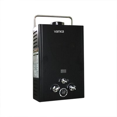 Siyah 12L Taşınabilir LPG Tanksız Su Isıtıcısı