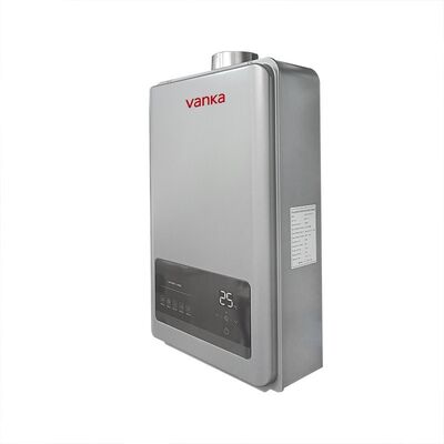 12L Tankless Su Suyu Isıtıcı Çift Baca Borusu Termostatik Gri