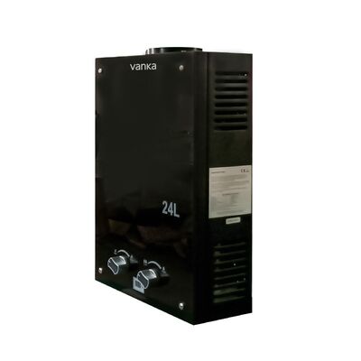 16L 18L 20L 22L 24L Propan Tankless Gazlı Su Isıtıcı Temperli Cam Panel Zorlamalı Egzoz Tasarımı Yüksek Verimlilik