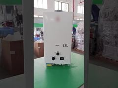 İzle: Modern Evler için Zarif Siyah Ekran ve Düğmeli 13L Baca Gazlı Su Isıtıcısı Tanıtımı